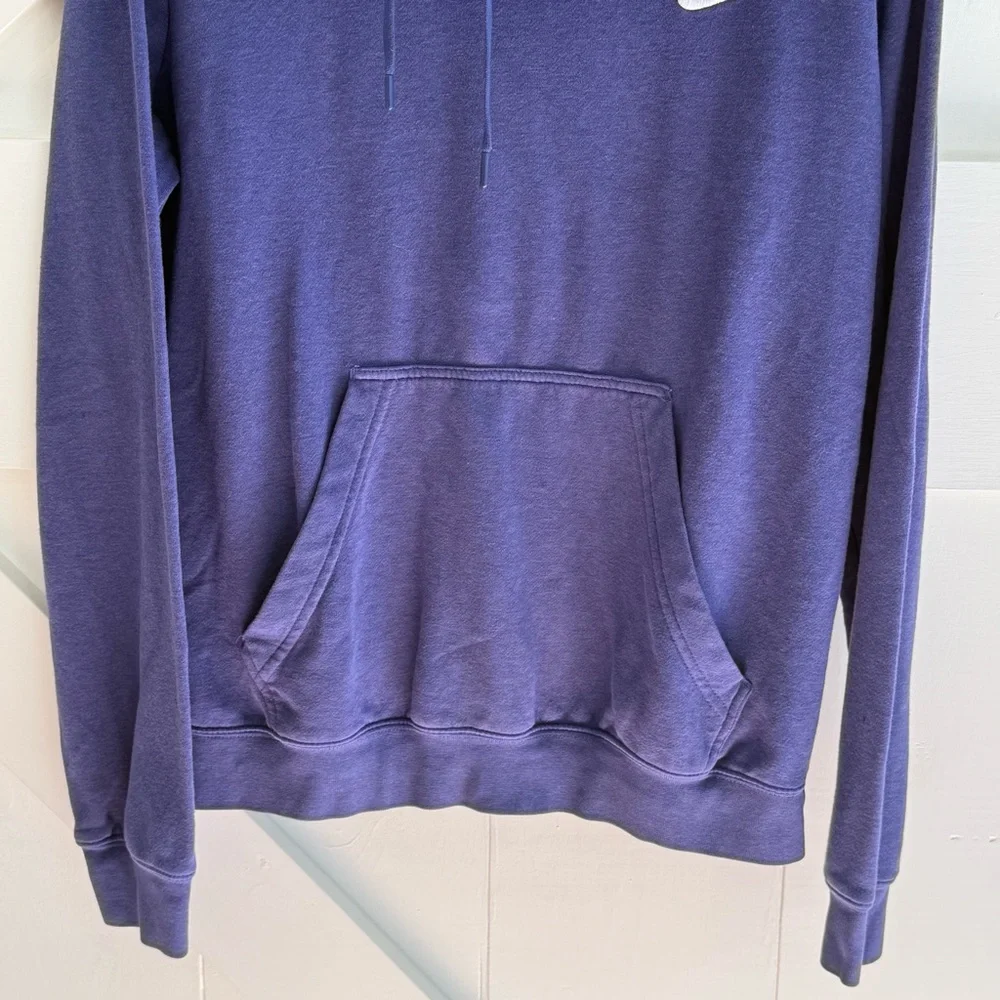 NIKE Sportswear Women's Funnel-neck Hoodie Mystic Navy Size Medium‎ Sweatshirt